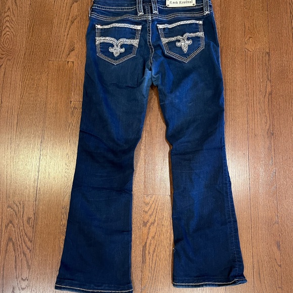 Rock Revival Blue Jeans Amanda Easy Boot Women’s Size 28 Vintage Y2K McBling 80s - Picture 6 of 10